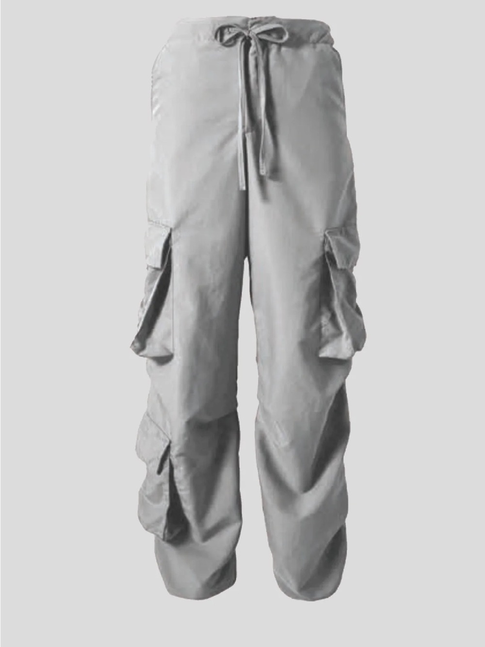 MUV Parachute Pant in Light Grey